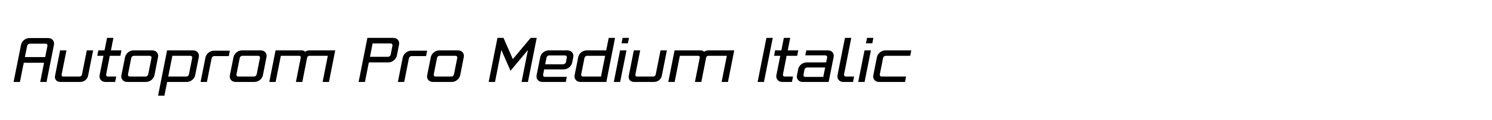 Autoprom Pro Medium Italic
